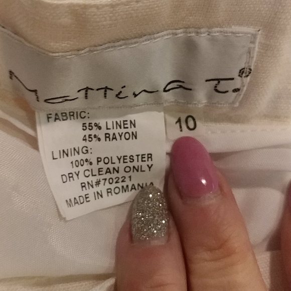 Mattina T linen capri's - Picture 5 of 5